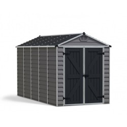 Canopia by Palram Abri de jardin résine Polycarbonate Gris 6.59m²