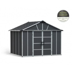 Canopia by Palram Abri de jardin résine Polycarbonate Gris