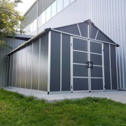 Canopia by Palram Abri de jardin résine Polycarbonate Gris