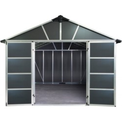 Canopia by Palram Abri de jardin résine Polycarbonate Gris