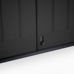 Keter Coffre de jardin Polypropylène Noir