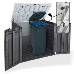 Keter Coffre de jardin Polypropylène Noir
