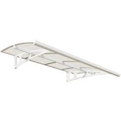 Canopia by Palram Marquise auvent Aluminium Blanc 3.11m²
