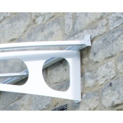 Canopia by Palram Marquise auvent Aluminium Blanc 3.11m²