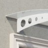 Canopia by Palram Marquise auvent Aluminium Blanc 1.22m²