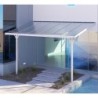 X-Metal Toit de terrasse alu Aluminium Blanc 9.56m²