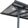 X-Metal Toit de terrasse alu Aluminium Blanc 9.56m²