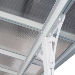 X-Metal Toit de terrasse alu Aluminium Blanc 16.99m²