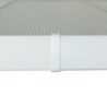 X-Metal Toit de terrasse alu Aluminium Blanc 18.85m²