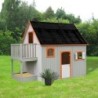 Soulet Cabanes enfants Bois massif Bois naturel