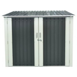 X-Metal Abri pour vélos Terrazzo Gris 3.32m²