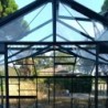 ACD Serre de jardin en verre Noir 22.59m²
