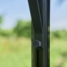 Halls Serre de jardin en verre Noir 6.17m²
