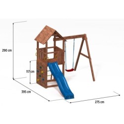 Fungoo Stations de jeux Bois massif