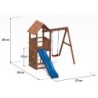 Fungoo Stations de jeux Bois massif