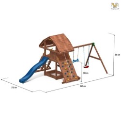 Fungoo Stations de jeux Bois massif