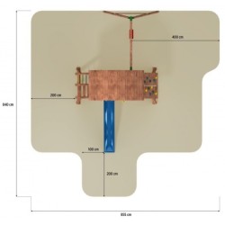 Fungoo Stations de jeux Bois massif