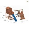 Fungoo Stations de jeux Bois massif