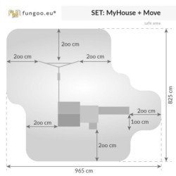 Fungoo Stations de jeux Bois massif