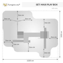 Fungoo Stations de jeux Bois massif