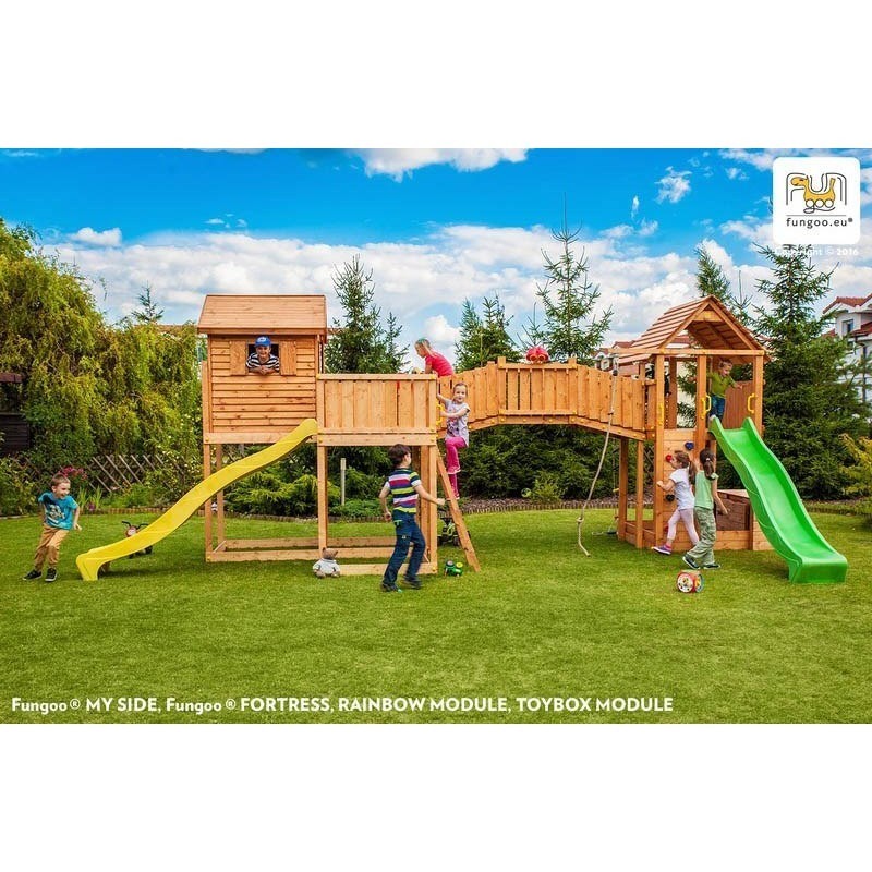 Fungoo Stations de jeux Bois massif