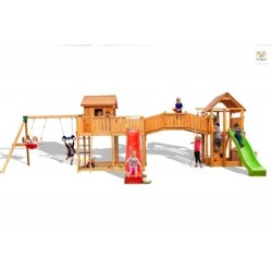 Fungoo Stations de jeux Bois massif