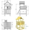 Blue Rabbit Stations de jeux Bois massif