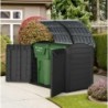 Keter Coffre de jardin Polypropylène Noir