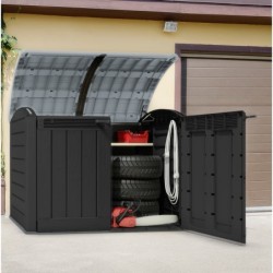 Keter Coffre de jardin Polypropylène Noir