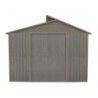Look Bois Vieilli Abri de jardin métal Métal Marron 7.2m²
