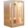 SNÖ Sauna infrarouge Bois massif Bois naturel