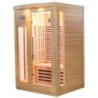 SNÖ Sauna infrarouge Bois massif Bois naturel