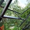 Halls Serre de jardin en verre Noir 3.9m²