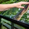 Halls Serre de jardin en verre Noir 3.9m²