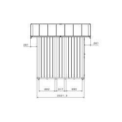 Grosfillex Abri de jardin résine PVC Gris 4m²