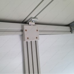 Grosfillex Abri de jardin résine PVC Gris 4m²
