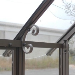 Lams Serre de jardin en verre Au choix 14.84m²