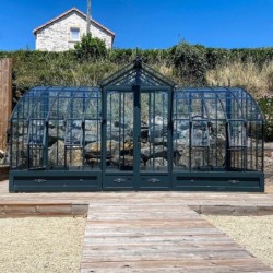 Lams Serre de jardin en verre Au choix 14.84m²