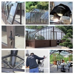 Lams Serre de jardin en verre Au choix 21.28m²