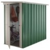 Yardmaster Abri de jardin métal Acier galvanisé Vert 1.90m²