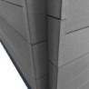 Woodlife Garden Abris de jardin en composite Composite Gris 9.00m²