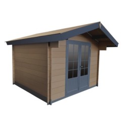 Woodlife Garden Abris de jardin en composite Composite Marron 8.7m²