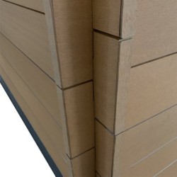 Woodlife Garden Abris de jardin en composite Composite Marron 8.7m²