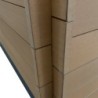 Woodlife Garden Abris de jardin en composite Composite Marron 8.7m²