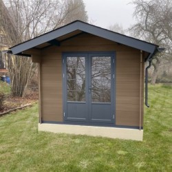 Woodlife Garden Abris de jardin en composite Composite Marron 8.7m²