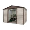 Yardmaster Abri de jardin métal Acier galvanisé Beige 7.18m²