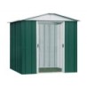 Yardmaster Abri de jardin métal Acier galvanisé Vert 2.77m²