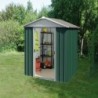 Yardmaster Abri de jardin métal Acier galvanisé Vert 2.77m²