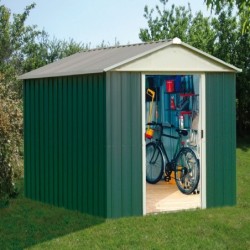Yardmaster Abri de jardin métal Acier galvanisé Vert 2.77m²