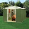 Yardmaster Abri de jardin métal Acier galvanisé Vert 7.18m²
